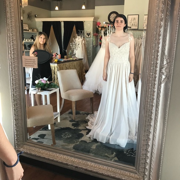 Lillian West Lace Wedding Dress - Picture 3 of 5